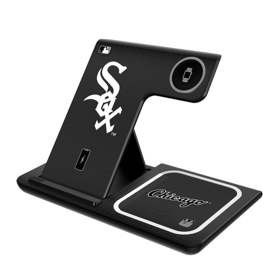 Chicago White Sox Linen 3 in 1 Charging Station-0