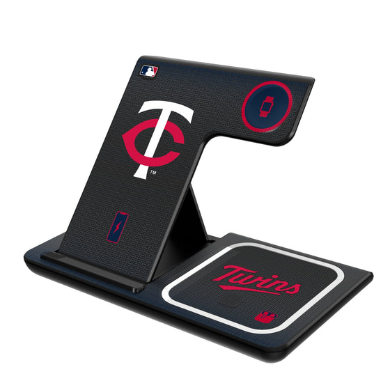 Minnesota Twins Linen 3 in 1 Charging Station-0