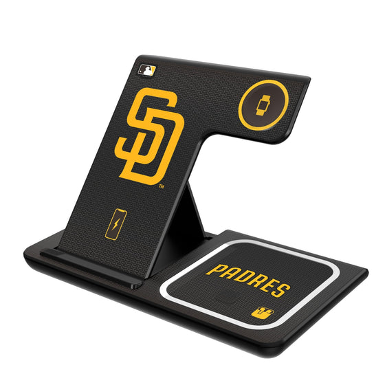 San Diego Padres Linen 3 in 1 Charging Station-0