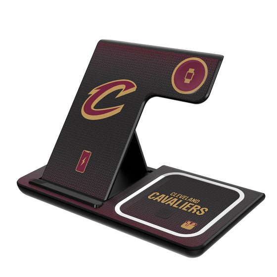 Cleveland Cavaliers Linen 3 in 1 Charging Station-0