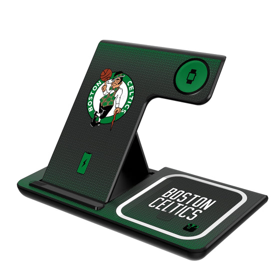 Boston Celtics Linen 3 in 1 Charging Station-0