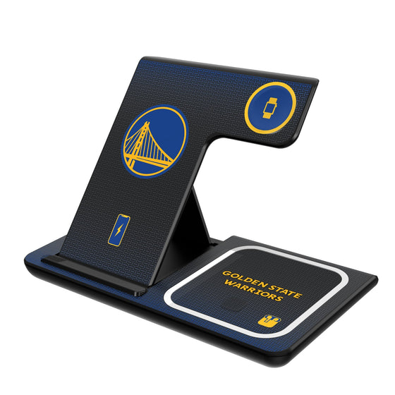 Golden State Warriors Linen 3 in 1 Charging Station-0