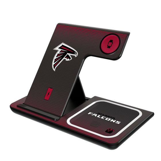 Atlanta Falcons Linen 3 in 1 Charging Station-0