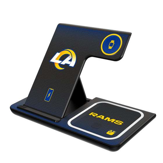 Los Angeles Rams Linen 3 in 1 Charging Station-0