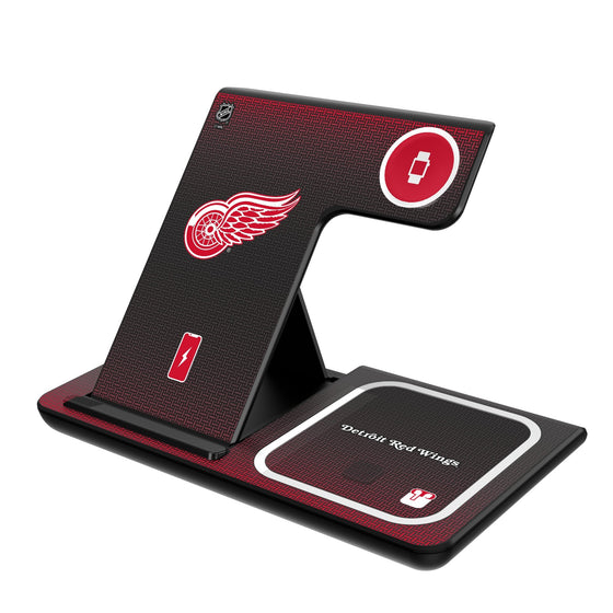 Detroit Red Wings Linen 3 in 1 Charging Station-0