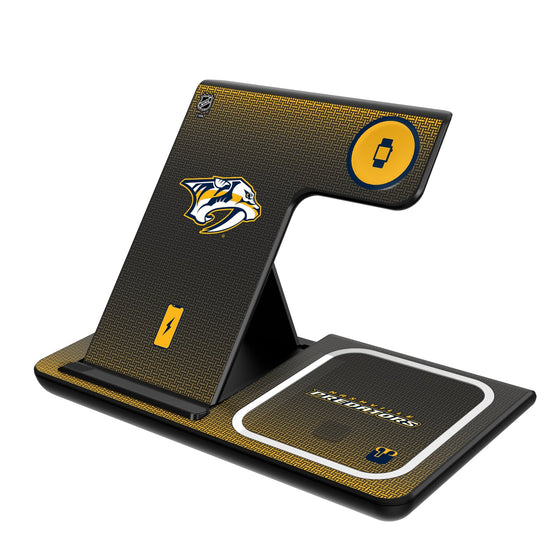 Nashville Predators Linen 3 in 1 Charging Station-0