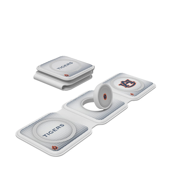 Auburn Tigers Linen Foldable 3 in 1 Charger-0