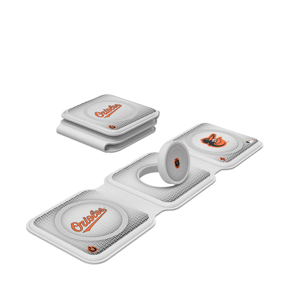 Baltimore Orioles Linen Foldable 3 in 1 Charger-0