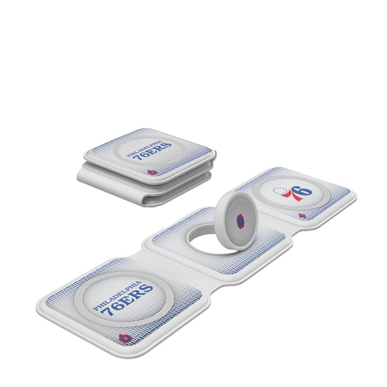 Philadelphia 76ers Linen Foldable 3 in 1 Charger-0