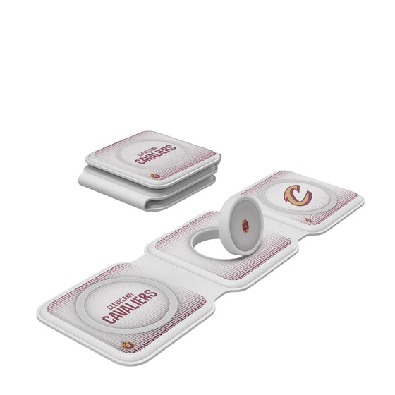 Cleveland Cavaliers Linen Foldable 3 in 1 Charger-0