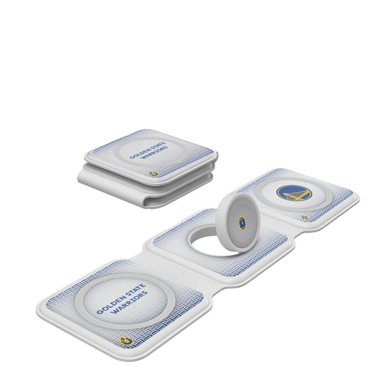 Golden State Warriors Linen Foldable 3 in 1 Charger-0