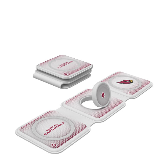 Arizona Cardinals Linen Foldable 3 in 1 Charger-0