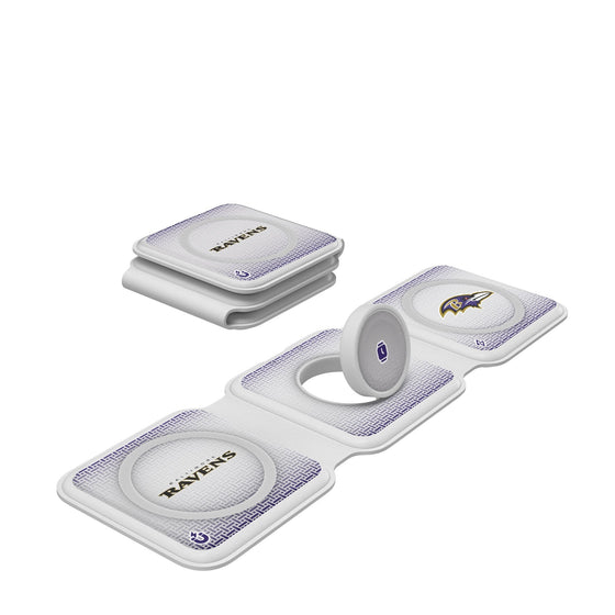 Baltimore Ravens Linen Foldable 3 in 1 Charger-0