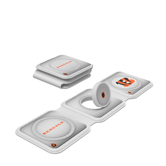 Cincinnati Bengals Linen Foldable 3 in 1 Charger-0