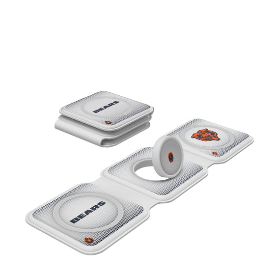 Chicago Bears Linen Foldable 3 in 1 Charger-0