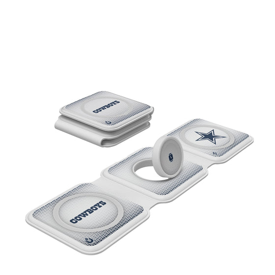 Dallas Cowboys Linen Foldable 3 in 1 Charger-0