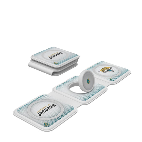 Jacksonville Jaguars Linen Foldable 3 in 1 Charger-0