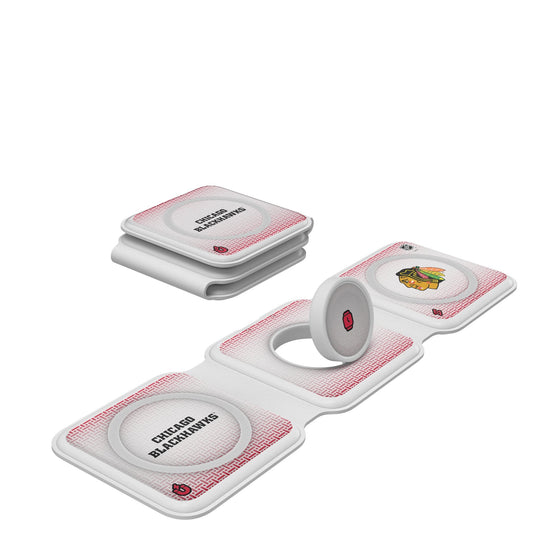 Chicago Blackhawks Linen Foldable 3 in 1 Charger-0