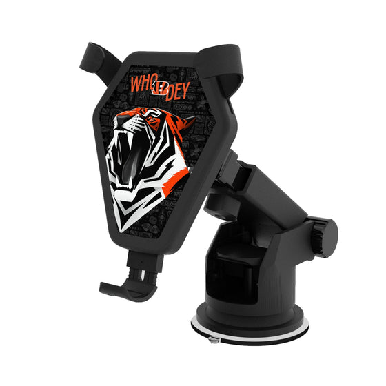 Cincinnati Bengals 2024 Illustrated Limited Edition Wireless Car Charger-0