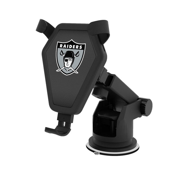 Oakland Raiders 1963 Historic Collection Linen Wireless Car Charger-0