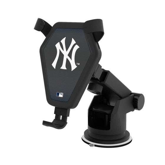 New York Yankees Linen Wireless Car Charger-0