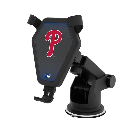 Philadelphia Phillies Linen Wireless Car Charger-0