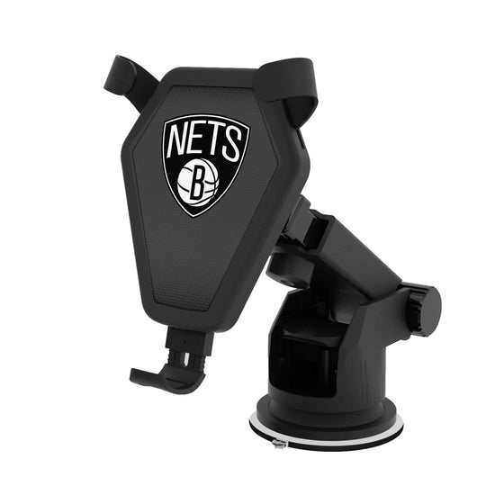 Brooklyn Nets Linen Wireless Car Charger-0