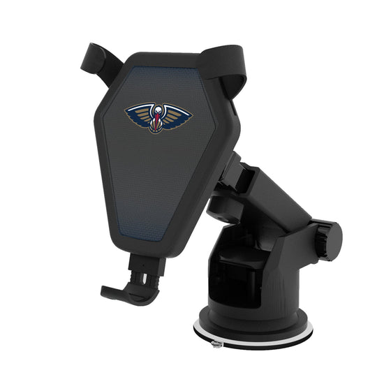 New Orleans Pelicans Linen Wireless Car Charger-0