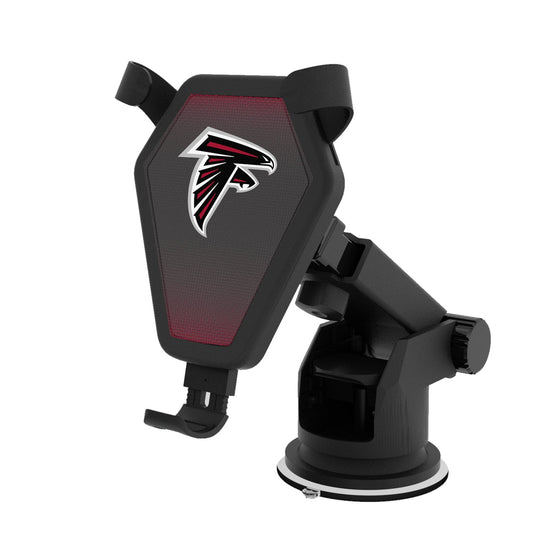 Atlanta Falcons Linen Wireless Car Charger-0