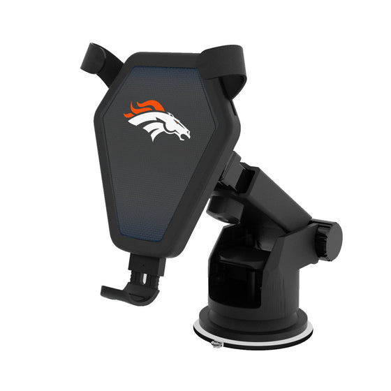 Denver Broncos Linen Wireless Car Charger-0