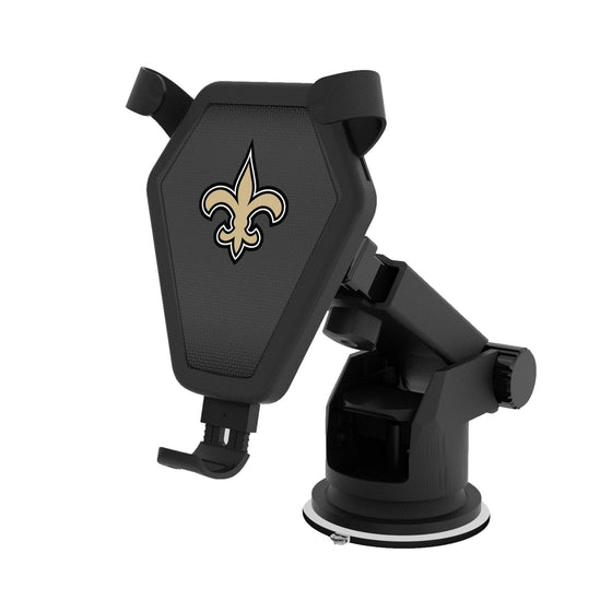 New Orleans Saints Linen Wireless Car Charger-0