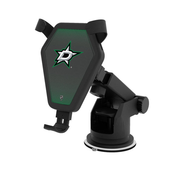 Dallas Stars Linen Wireless Car Charger-0