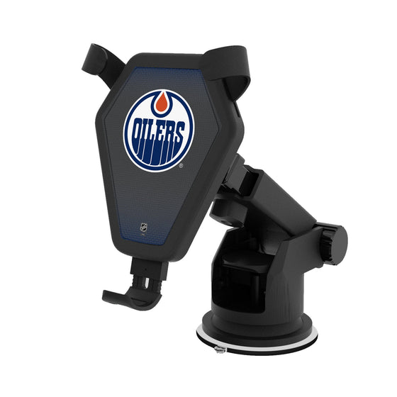 Edmonton Oilers Linen Wireless Car Charger-0