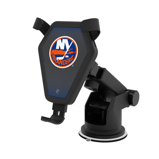 New York Islanders Linen Wireless Car Charger-0