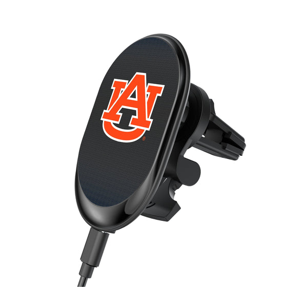 Auburn Tigers Linen Wireless Mag Car Charger-0