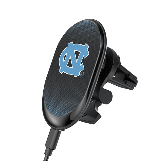 North Carolina Tar Heels Linen Wireless Mag Car Charger-0