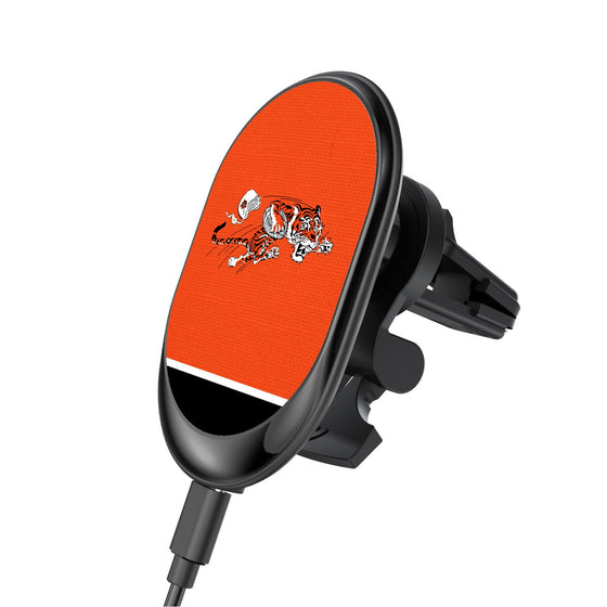 Cincinnati Bengals Historic Collection Endzone Solid Wireless Mag Car Charger-0