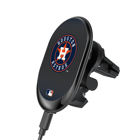 Houston Astros Linen Wireless Mag Car Charger-0