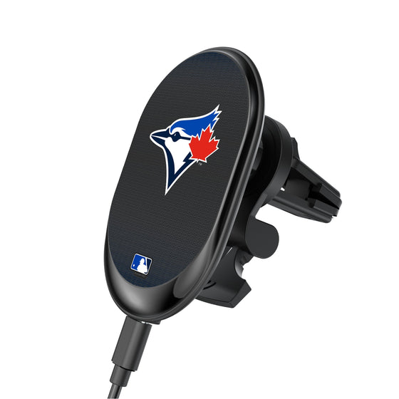 Toronto Blue Jays Linen Wireless Mag Car Charger-0