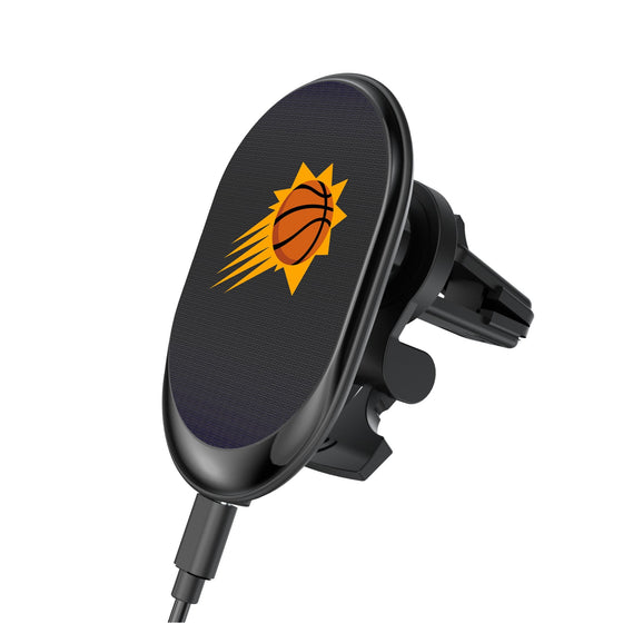 Phoenix Suns Linen Wireless Mag Car Charger-0