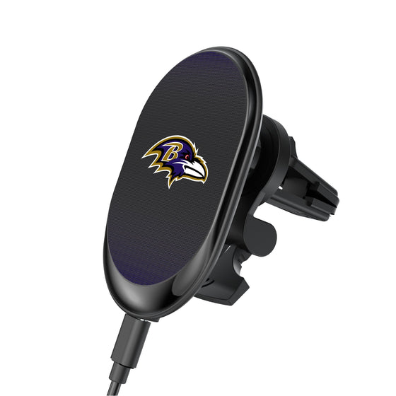 Baltimore Ravens Linen Wireless Mag Car Charger-0