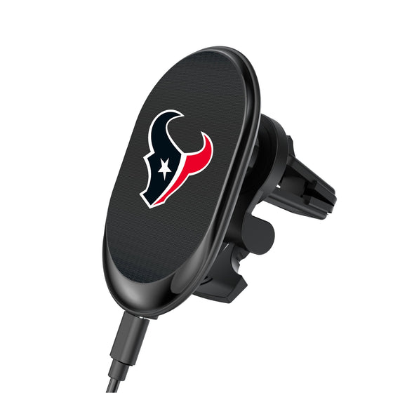 Houston Texans Linen Wireless Mag Car Charger-0