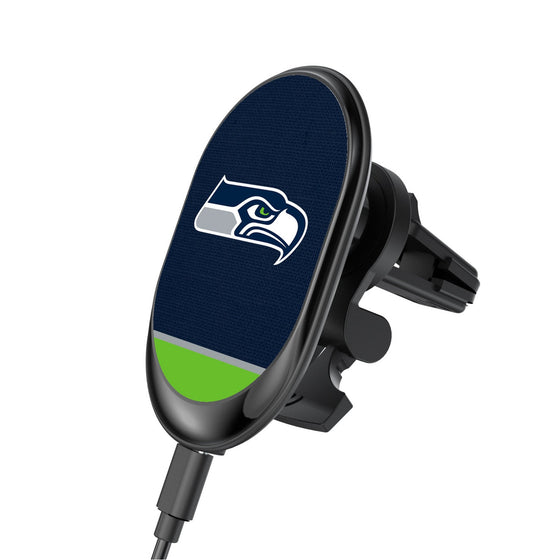 Seattle Seahawks Endzone Solid Wireless Mag Car Charger-0