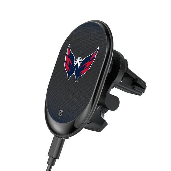 Washington Capitals Linen Wireless Mag Car Charger-0