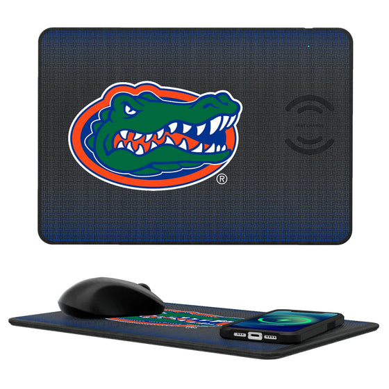 Florida Gators Linen 15-Watt Wireless Charger and Mouse Pad-0