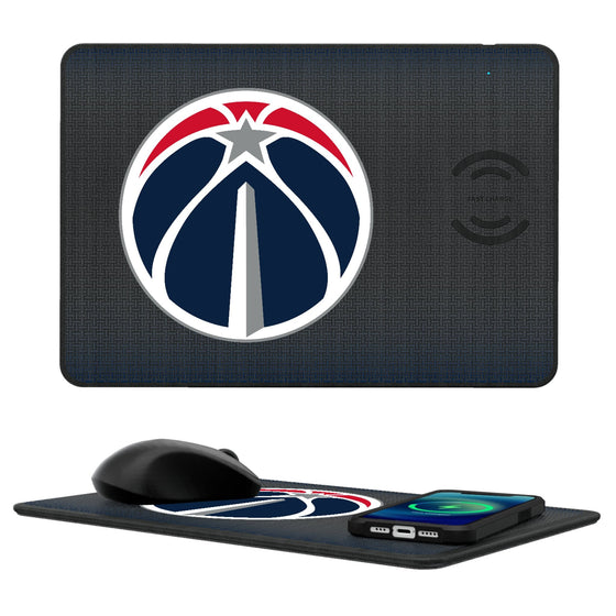 Washington Wizards Linen 15-Watt Wireless Charger and Mouse Pad-0