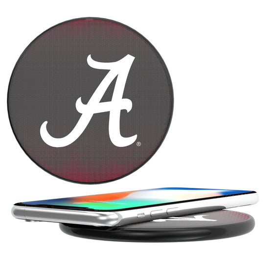 Alabama Crimson Tide Linen 15-Watt Wireless Charger-0