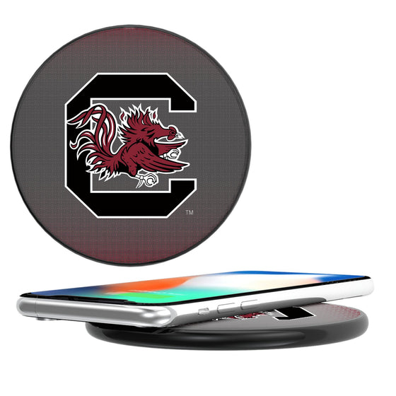 South Carolina Gamecocks Linen 15-Watt Wireless Charger-0