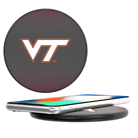 Virginia Tech Hokies Linen 15-Watt Wireless Charger-0