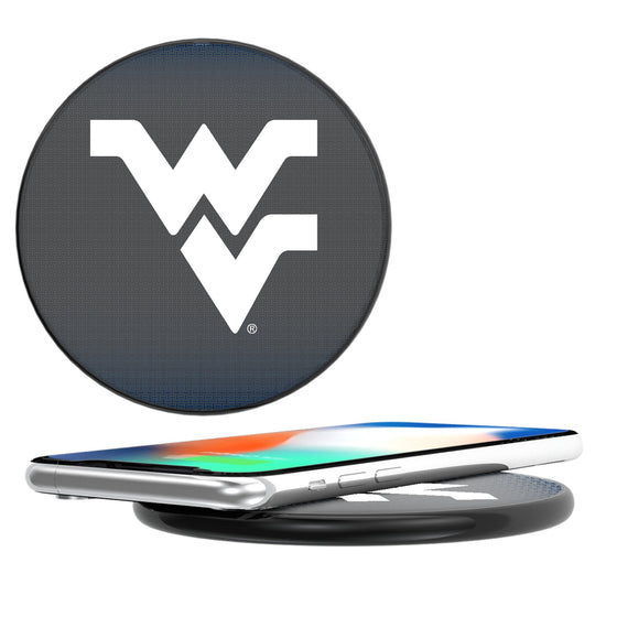 West Virginia Mountaineers Linen 15-Watt Wireless Charger-0